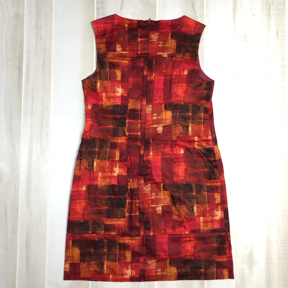 Pendleton 14 Midi Dress Abstract Pattern Pockets - image 2